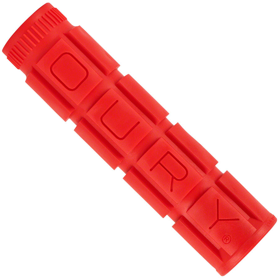 NEW Oury Single Compound V2 Grips - Graphite Oury Single Compound V2 Grips - Candy Red