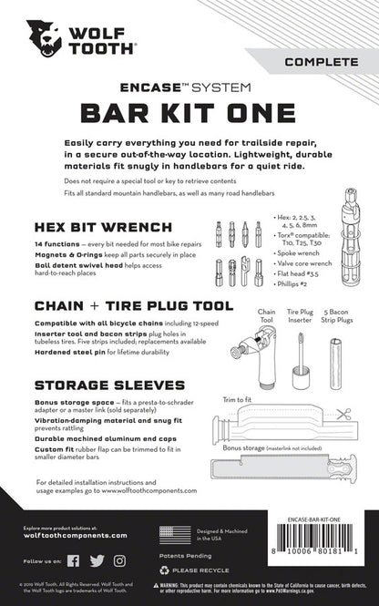 NEW Wolf Tooth EnCase System Bar Kit One - Around the Cycle