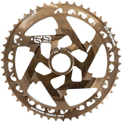NEW e*thirteen Helix R Aluminum Cluster - 12-Speed, 42-50t, Bronze - Around the Cycle