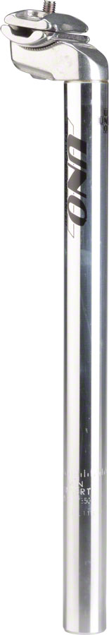 NEW Kalloy Uno 602 Seatpost, 26.8 x 350mm, Silver