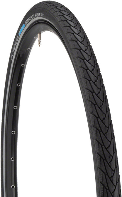 NEW Schwalbe Marathon Plus Tire - 700 x 28, Clincher, Wire, Black/Reflective, Performance Line