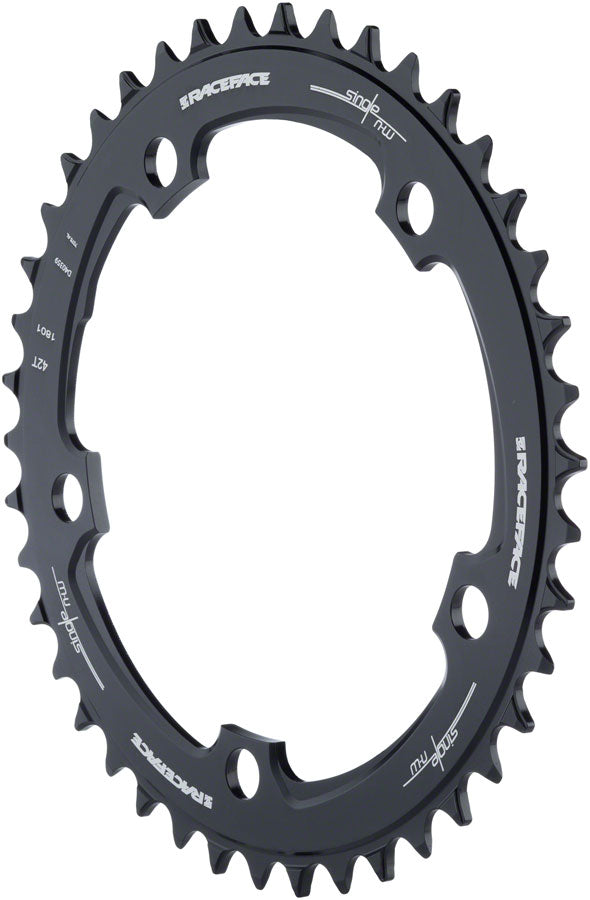 NEW RaceFace Narrow Wide Chainring: 130mm BCD, 42t, Black