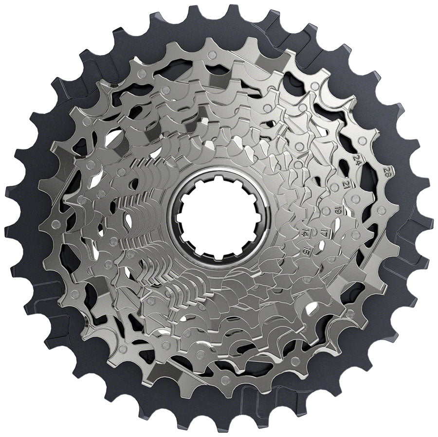NEW SRAM Force AXS XG-1270 Cassette - 12-Speed, 10-33t, Silver, For XDR Driver Body, D1