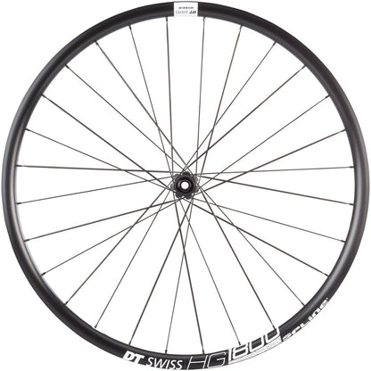 NEW DT Swiss HG 1800 Spline 25 Front Wheel - 650b, 12 x 100mm, Center-Lock, Black - Around the Cycle