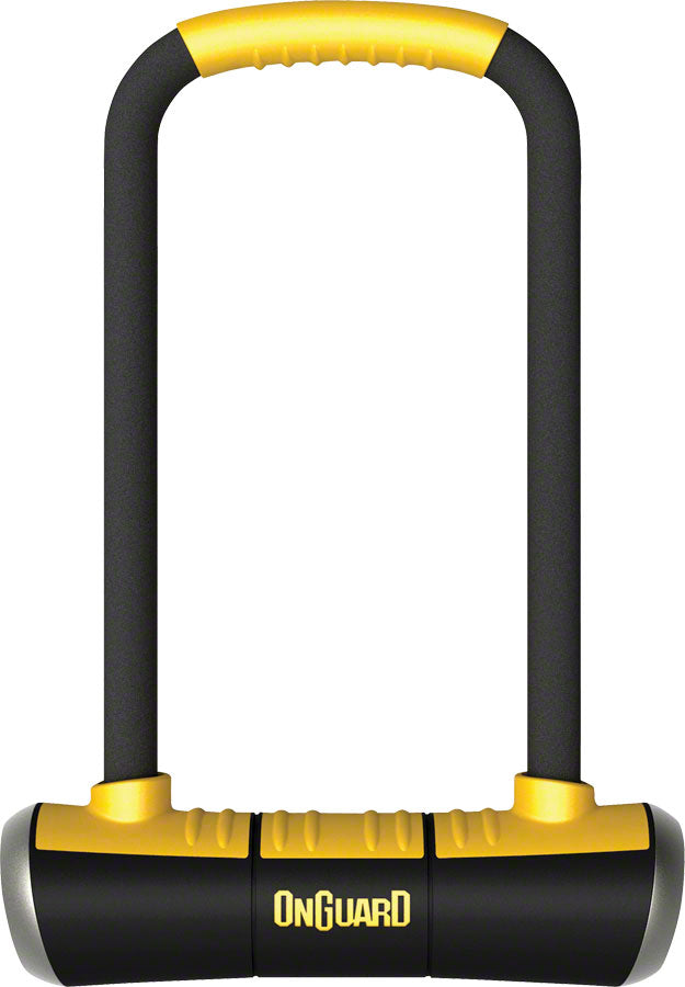 NEW OnGuard Pitbull Mini LS U-Lock 8007: 3.5 x 9.4", Black/Yellow