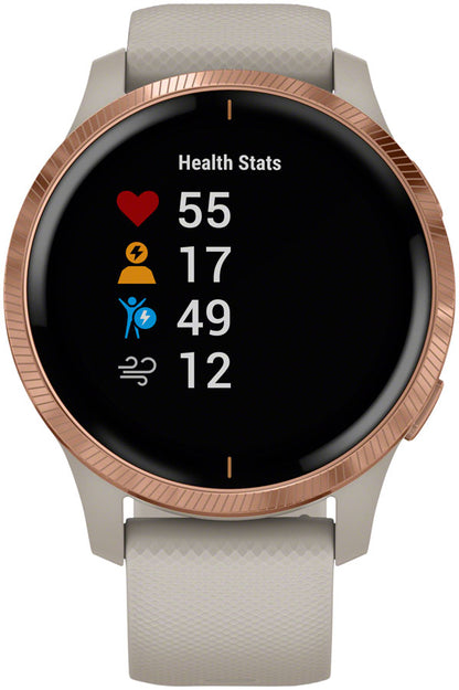 NEW Garmin Venu GPS Watch - Light Sand/Rose Gold