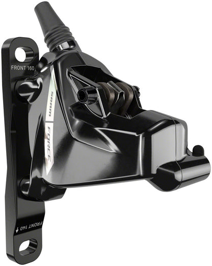 NEW SRAM Force AXS HRD eTap Shift/Brake Lever and Hydraulic Disc Brake Caliper - Left/Front, Flat Mount, 20mm Offset, Iridescent Gray/Blk, D2 - Around the Cycle