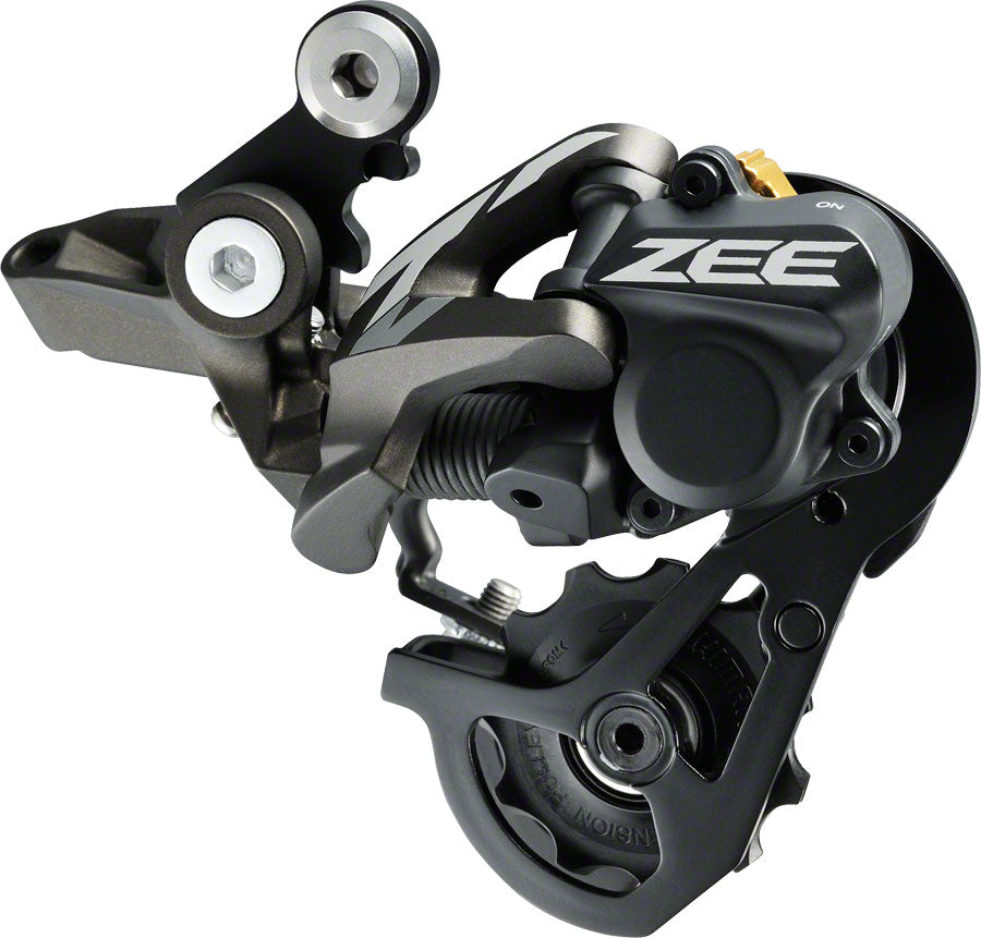 NEW Shimano ZEE RD-M640-SS Rear Derailleur - 10 Speed, Short Cage, Gray, With Clutch, Close Ratio For DH