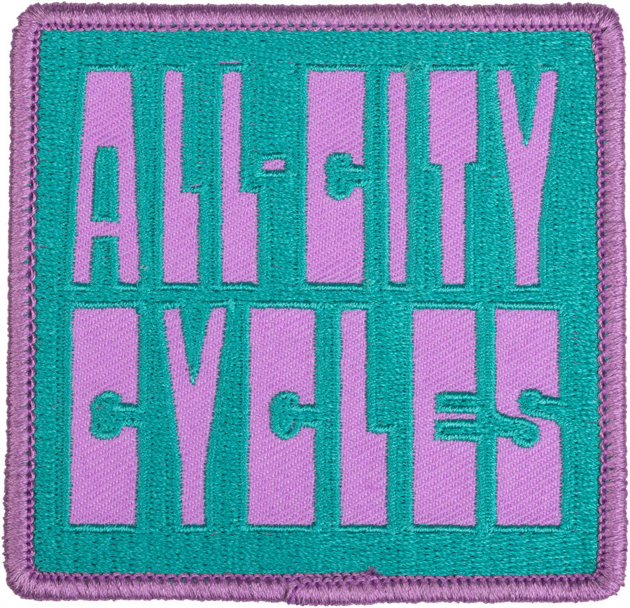 NEW All-City Week-Endo Patch - Dark Teal, Lavender