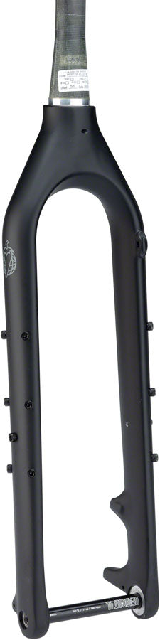 NEW Salsa Firestarter 110 Deluxe Cabon Rigid Mountain Fork Salsa Firestarter 110 Deluxe Carbon Fork, 15x110mm Thru-Axle, Matte Black - Around the Cycle
