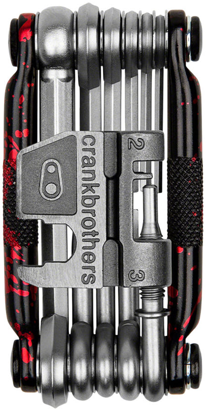 NEW Crank Brothers Multi 17 Multi Tool - Limited Edition, Splatter Paint Red - Around the Cycle