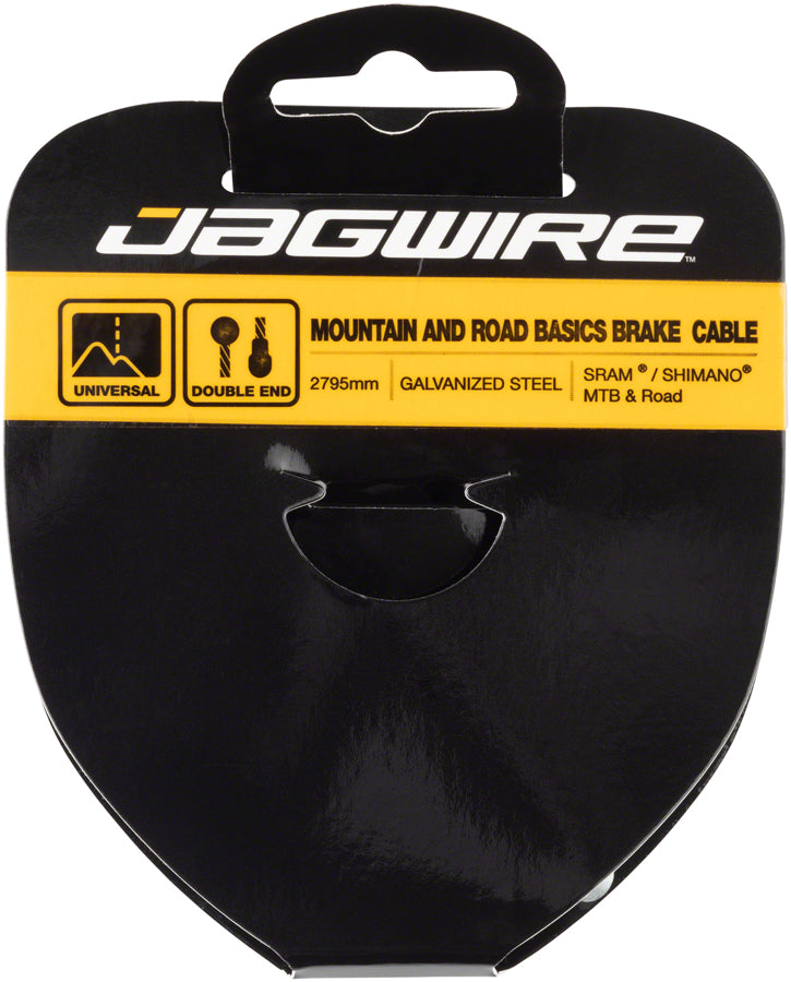 NEW Jagwire Basics Galvanized Tandem Brake Cable 1.6x2795mm SRAM/Shimano Mountain/Road