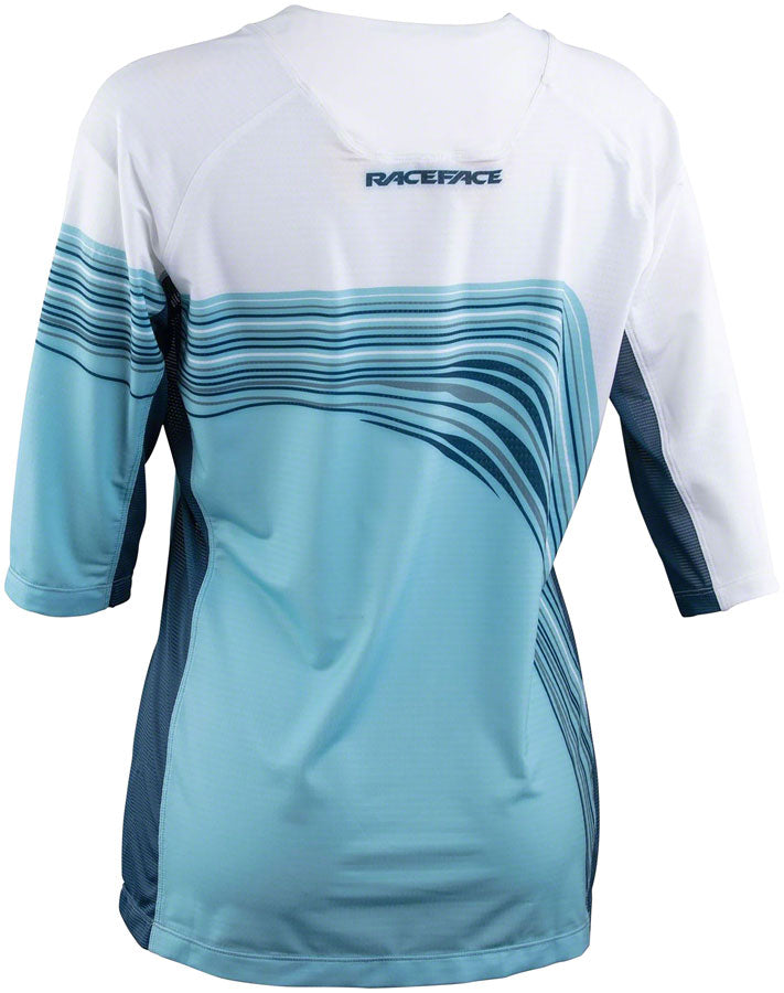 NEW RaceFace Khyber Jersey - Sky, 3/4 Sleeve, Women's, Small - Around the Cycle