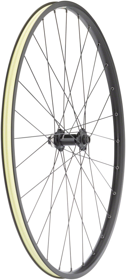 NEW Quality Wheels Value Double Wall Series Disc Front Front Wheel - 700, 12 x 100mm, Center-Lock, Black