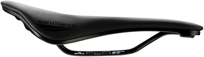 NEW Selle San Marco Shortfit Open-Fit Sport Saddle - Manganese, Black, Narrow, v2.0 - Around the Cycle