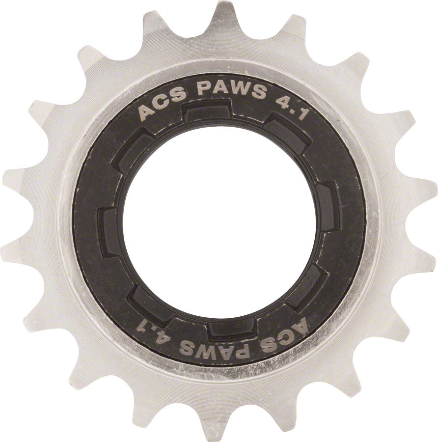 NEW ACS PAWS 4.1 Freewheel - 18t, Nickel - Around the Cycle