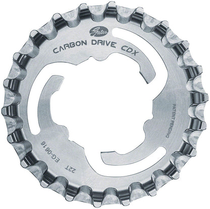 NEW Gates Carbon Drive CDX CenterTrack 3-Lobe SureFit™ Rear Sprocket - 22t, Shimano/SRAM 3-Lobe, Silver - Around the Cycle