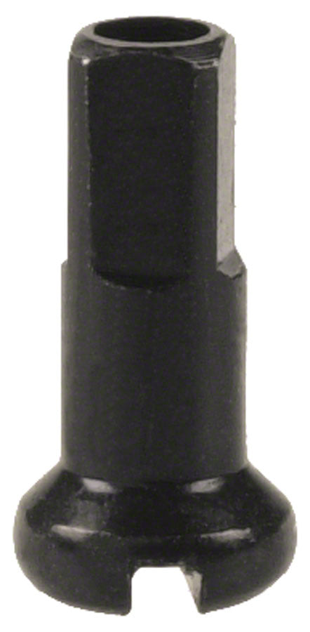 NEW DT Swiss Standard Aluminum Nipples: 2.0 x 12mm, Black, Box of 100