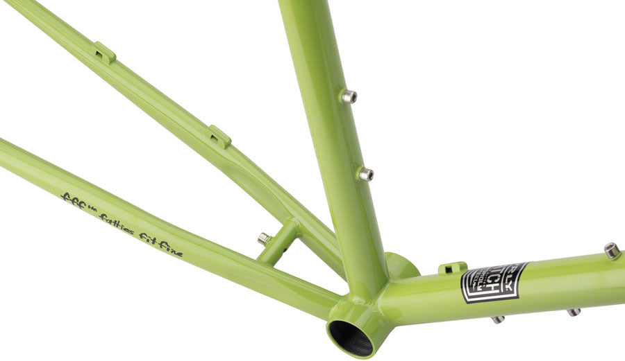 NEW Surly Disc Trucker Frameset - Pea Lime Soup 700 Touring Frame