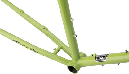 NEW Surly Disc Trucker Frameset - Pea Lime Soup 700 Touring Frame - Around the Cycle