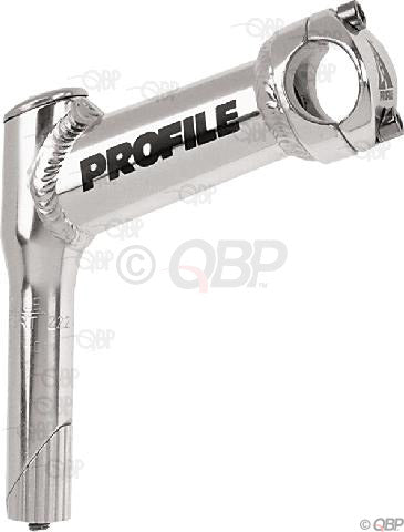 NEW Profile Design Boa 1" Quill Mountain Stem: 105mm, +40 degree, 25.4mm Bar Clamp, Silver