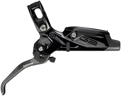 NEW SRAM G2 Ultimate Disc Brake and Lever - Front, Hydraulic, Post Mount, Carbon Lever, Titanium Hardware, Gloss Black, A2 - Around the Cycle