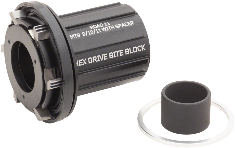 NEW Spank Hex Freehub Body - HGR, Alloy, Anti-Bite, Spacer Ring - Around the Cycle