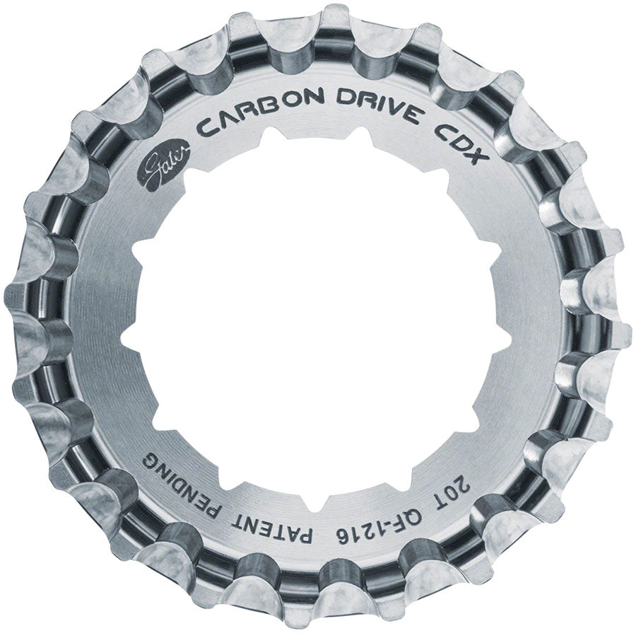 NEW Gates Carbon Drive CDX:EXP Centerlock Rear Sprocket - 20t, Rohloff Splined, Silver - Around the Cycle