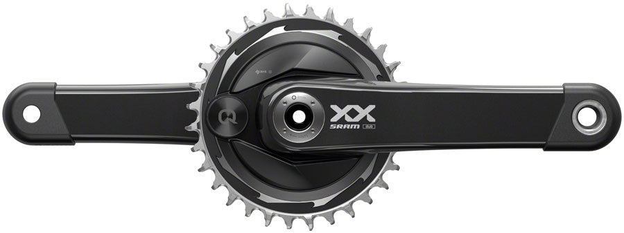 NEW SRAM XX Eagle T-Type AXS Power Meter Wide Crankset - 170mm, 12-Spd, 32t Chainring, DM Thread Mount, PM Spider, DUB Spindle Interface, Blk