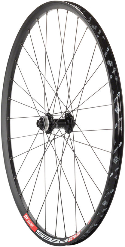 NEW Quality Wheels 105/DT 533d Front Wheel - 27.5", 12 x 100mm, Center-Lock, Black - Around the Cycle