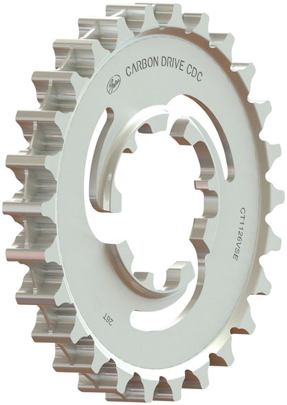 NEW Gates Carbon Drive CDC CenterTrack Rear Sprocket for Enviolo - 26t, Silver - Around the Cycle