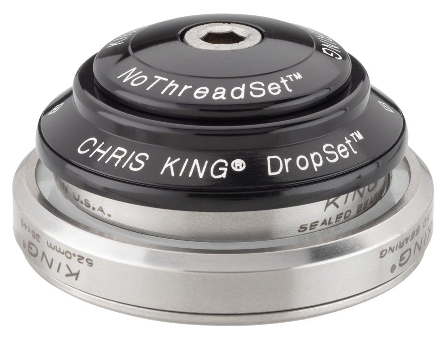 NEW Chris King DropSet 3 Headset, 41/52mm, Black - Around the Cycle