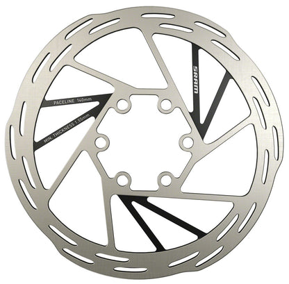 NEW SRAM Paceline Disc Brake Rotor - 140mm 6-Bolt Silver/Black - Around the Cycle