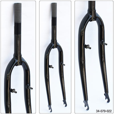 NEW  Ultracycle Fork,26 MTB 1-1/8,25.4,Black,Threaded