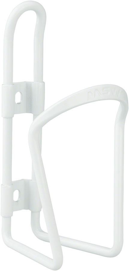 NEW MSW AC-100 Alloy Water Bottle Cage 6mm rod White