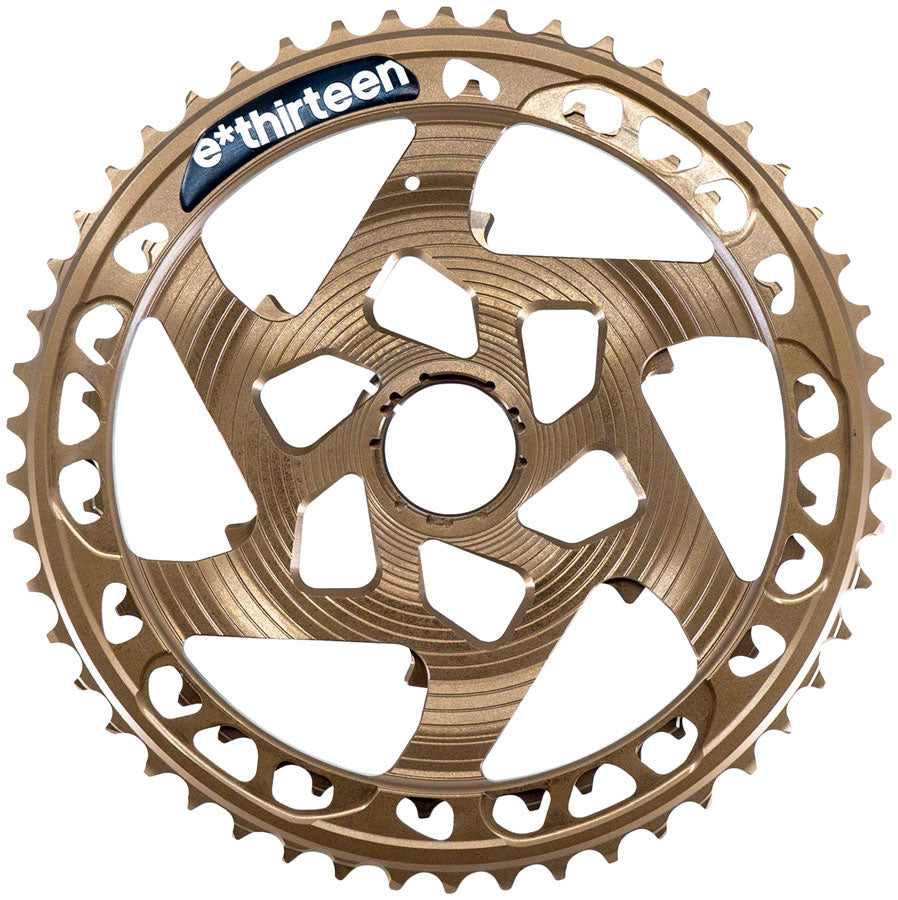 NEW e*thirteen Helix R Aluminum Cluster - 12-Speed, 42-50t, Bronze - Around the Cycle