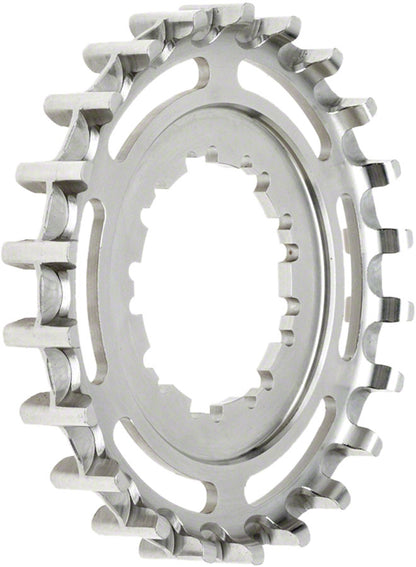 NEW Gates Carbon Drive CDX CenterTrack Freehub 9-Spline Rear Sprocket - 24t, Shimano 9-Spline, Silver - Around the Cycle