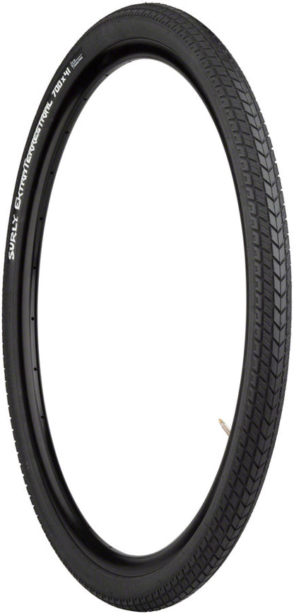 NEW Surly ExtraTerrestrial Tire Surly ExtraTerrestrial Tire - 700 x 41, Tubeless, Folding, Black, 60tpi