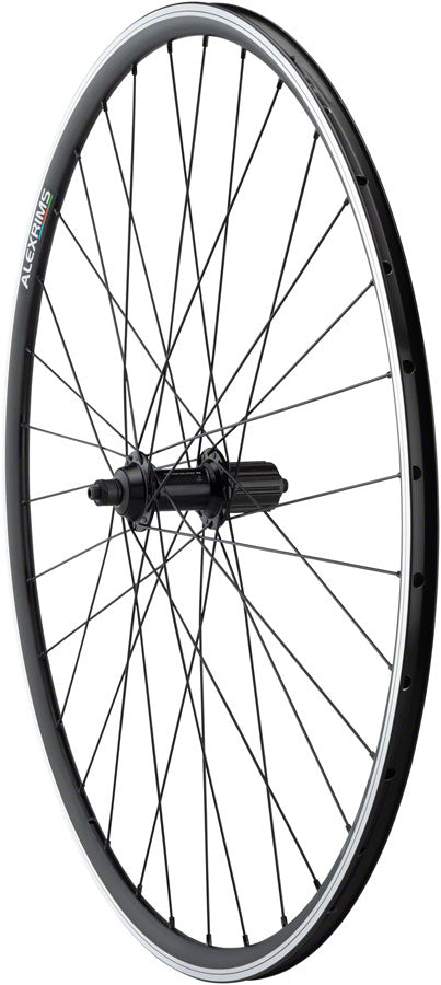 NEW Quality Wheels Tiagra/DA22 Rear Wheel - 700, QR x 130mm, Rim Brake, HG 11, Black, Clincher