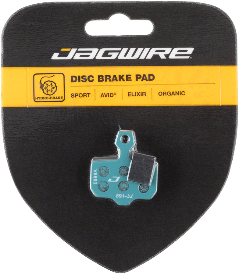 NEW Jagwire Sport Organic Disc Brake Pads for SRAM Level TL, T, DB5, DB3, DB1, Avid, Elixir R, CR, CR Mag, 1, 3, 5, 7, 9, X0, XX, World Cup