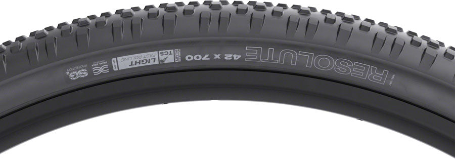 NEW WTB Resolute Tire - 700 x 42, TCS Tubeless, Folding, Black, Light, Fast Rolling, SG2