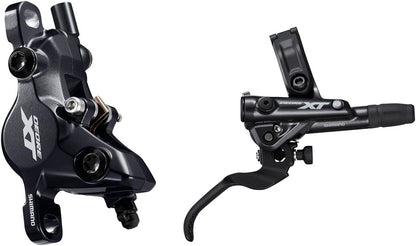 NEW Shimano Deore XT BL-M8100/BR-M8100 Disc Brake and Lever - Rear, Hydraulic, Post Mount, 2-Piston, Black