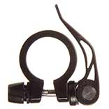 NEW EVO, Integrated Skewer, Seatpost Clamp, 31.8mm, Black