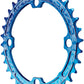 NEW RaceFace Narrow Wide Chainring: 104mm BCD, 36t, Blue