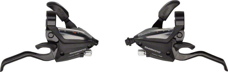 NEW Shimano ST-EF500 3 x 8-Speed Brake/Shift Lever Set Black