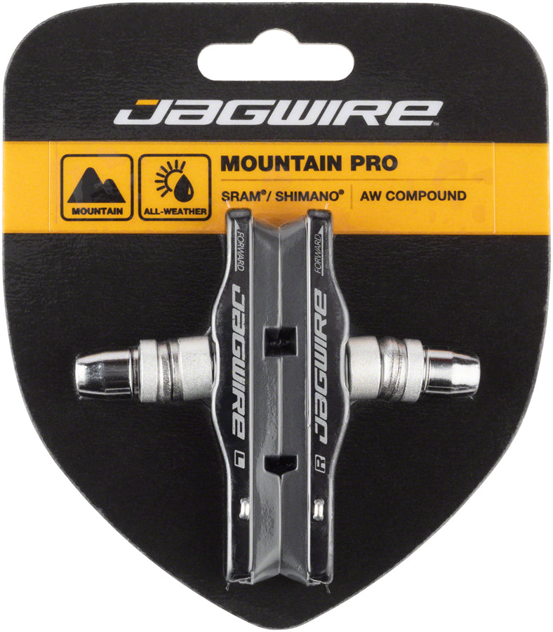 NEW Jagwire Mountain Pro Brake Pads Threaded Post, Black