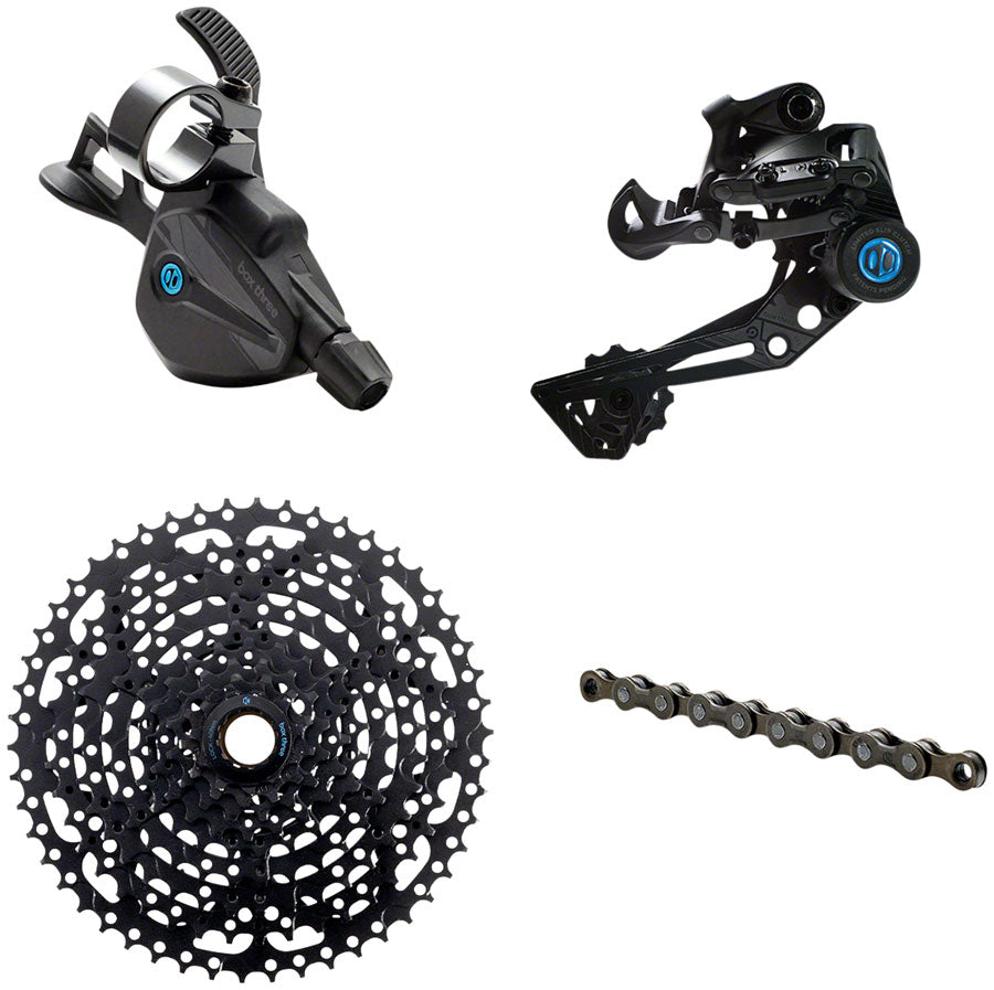 NEW BOX Three Prime 9 X-Wide Multi Shift Groupset - X-Wide Rear Derailleur, 11-50t Cassette, Multi Shift Shifter, Prime 9 Chain