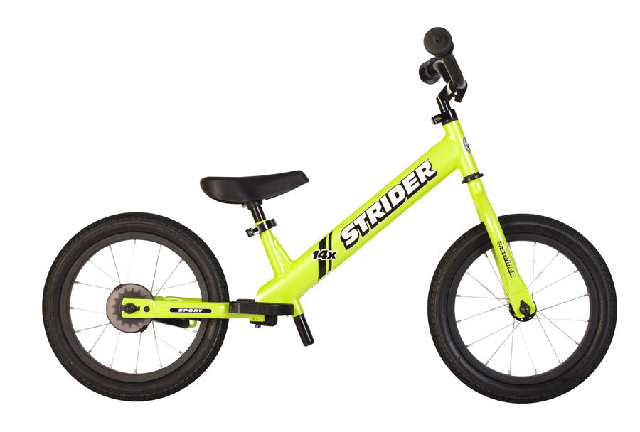 NEW Strider 14x Sport Balance Bike, Green