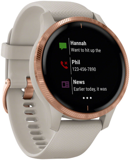 NEW Garmin Venu GPS Watch - Light Sand/Rose Gold