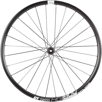 NEW DT Swiss HG 1800 Spline 25 Front Wheel - 650b, 12 x 100mm, Center-Lock, Black - Around the Cycle